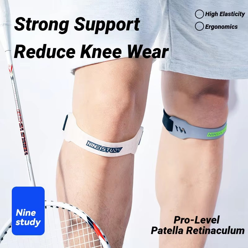 Adjustable PVC Knee Patellar Band Tendon Support Strape Brace Shock Absorption Compression Strap Pads Sport Protection